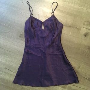 Vintage Victoria’s Secret silk slip purple